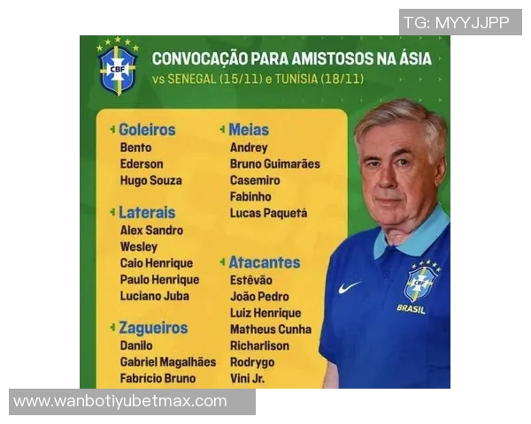 安切洛蒂今日将公布巴西队新一期名单引发球迷期待